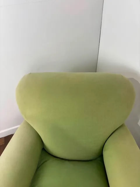 Edwardian Green Upholstered Club Chair