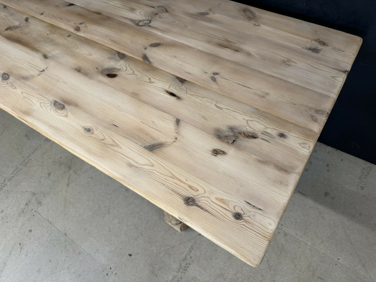 Larger Pine Farmhouse Dining Table