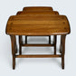 Ercol Nest Of Tables Golden Dawn Finish Vintage Ercol's Badge Elm FREE Delivery*