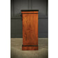 Vintage Victorian Glazed Figured Walnut Bookcase Display Cabinet