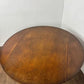 Vintage Round Oak Drop Leaf Dining Table