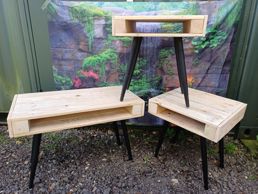 Trio of tables (1 coffee and 2 side)