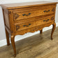 Chest of Drawers Vintage French Louis Oak 2 Drawers Carved Cabinet LOT 6232