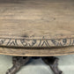 French Carved Oak Hunting Table