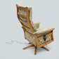 Ercol Electric Recliner Armchair And Foot Stool Light Finish FREE UK Delivery*
