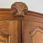 Wardrobe Vintage French Louis XVI Style Four Door Oak Carved Armoire LOT 6412