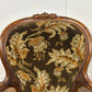 Victorian Armchair Floral Upholstered