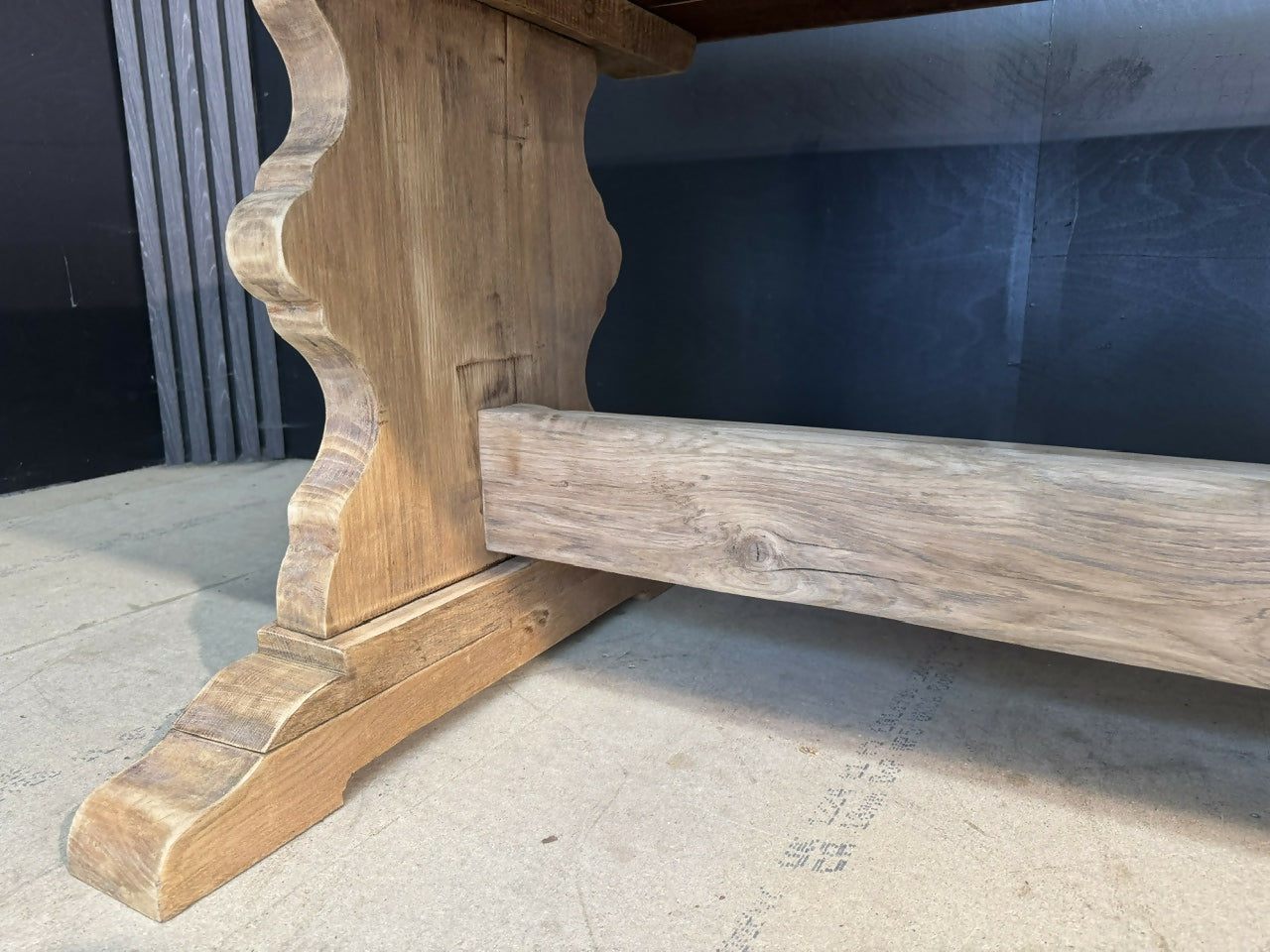 Quality Oak Farmhouse Dining Table