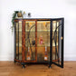 Vintage Art Deco drinks cocktail cabinet, black and gold