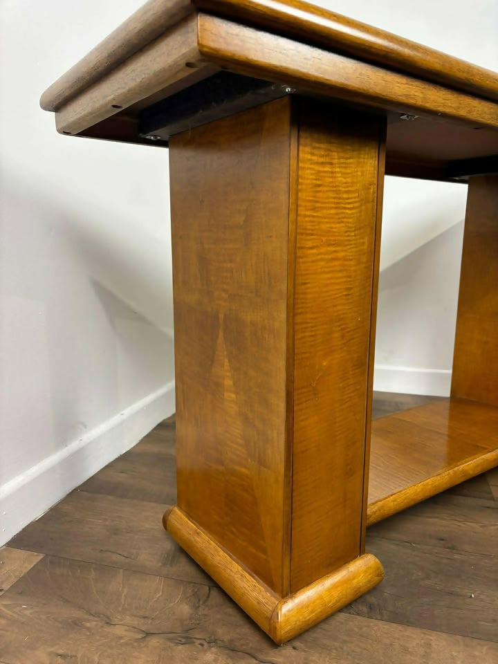 Art Deco Style Twin Pedestal Console Table