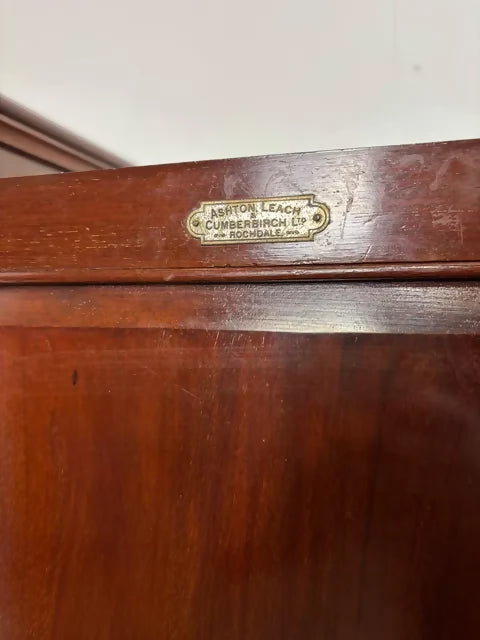 Edwardian Flame Mahogany Inlaid Freestanding Corner Cabinet