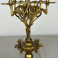 Pair of Candelabras Vintage French Style Ornate 5 Arm Candle Holders LOT 6475