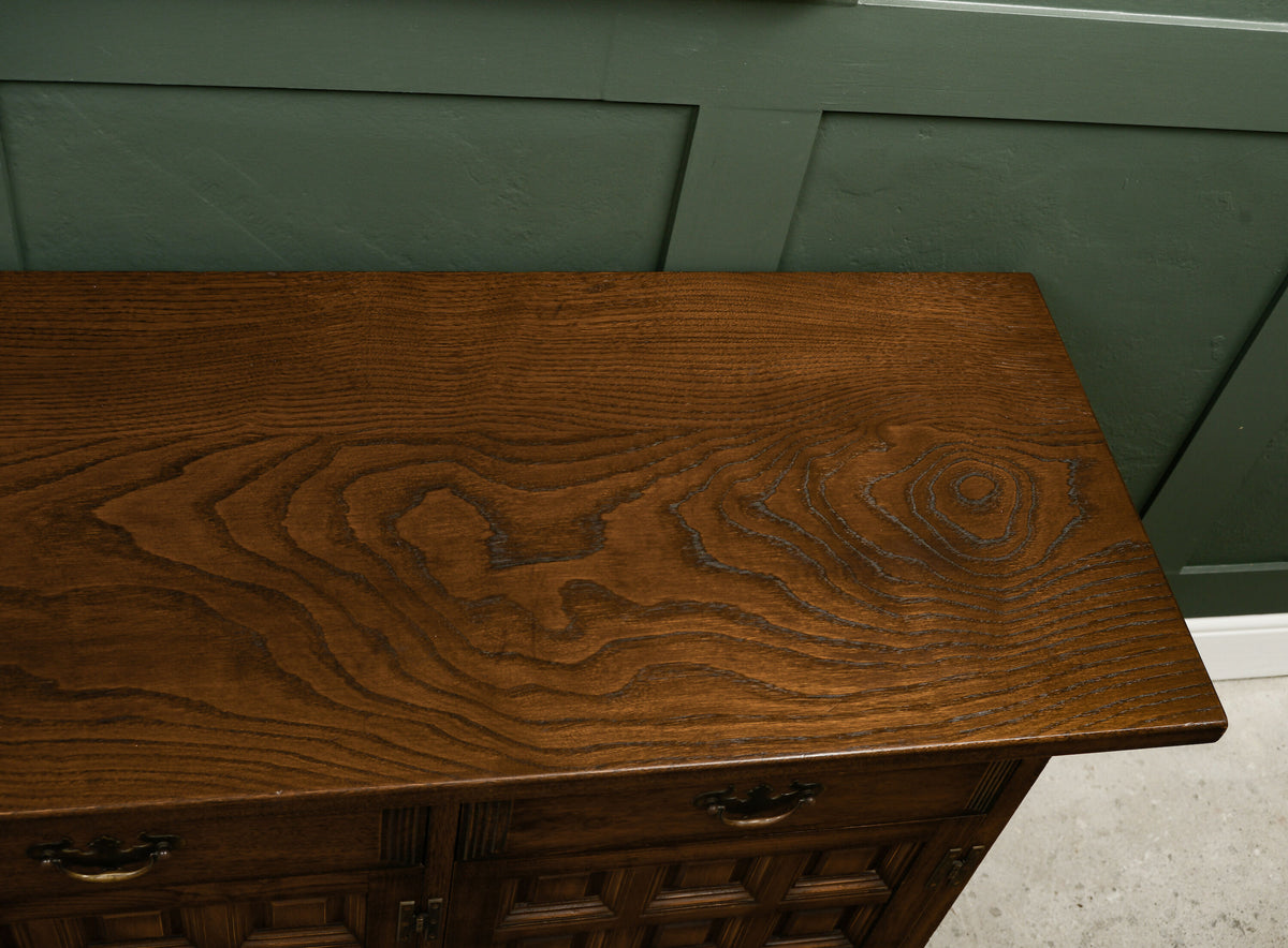 Vintage Younger Toledo Oak Sideboard - Very Long