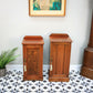 Two Bedside Cabinets Mahogany Late Victorian Early Edwardian