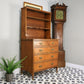 Chest of Drawers by Heal and Son with Bookcase Back and Original Brass Handles