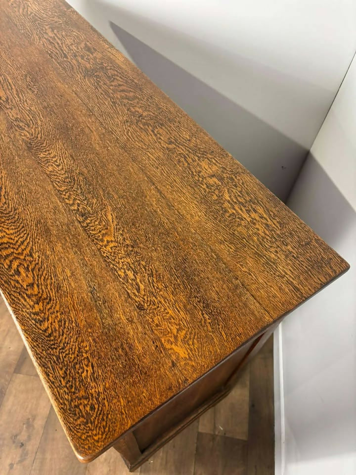 Arts & Crafts Style Oak Cabinet