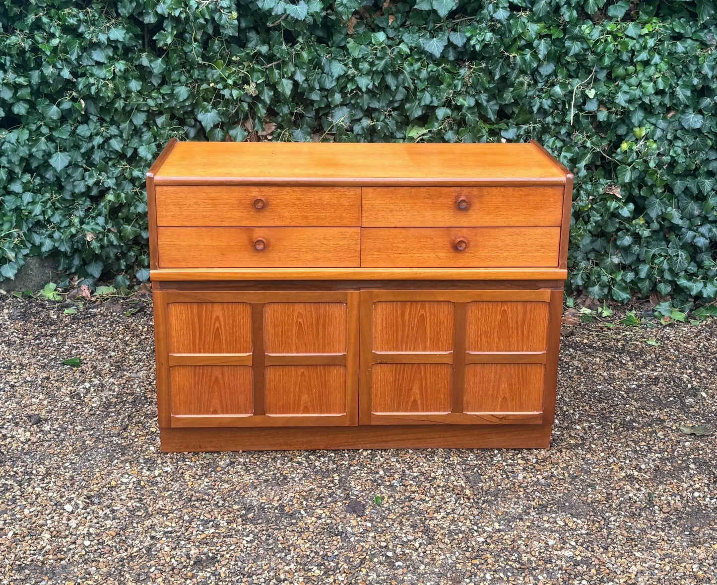 Vintage Nathan Mid Century Teak Sideboard Cabinet