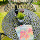 Black Vintage Love Seat Patio Set finished in Black