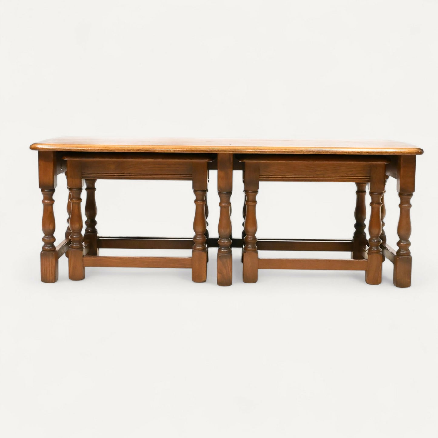 Ercol Nest Of Tables Long Coffee Table And 2 Side Tables GD FREE UK Delivery*. SBR10879/0109E