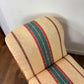 Vintage Striped Day Bed with Ottoman Storage