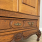 Wardrobe Antique French Style Oak Two Door Storage Carved Armoire LOT 6510
