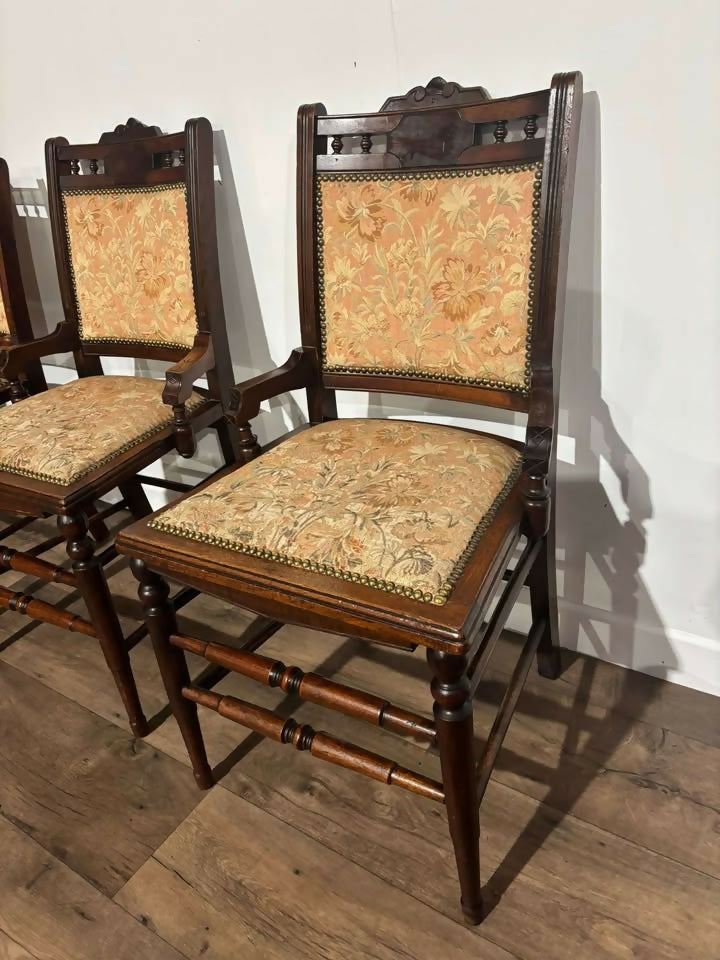 Set of 4 Edwardian Mahogany Dining Chairs. Early 1900s8