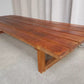Vintage Mid Century Danish Pine Slatted Bench Seat Coffee Table Scandi Retro R477