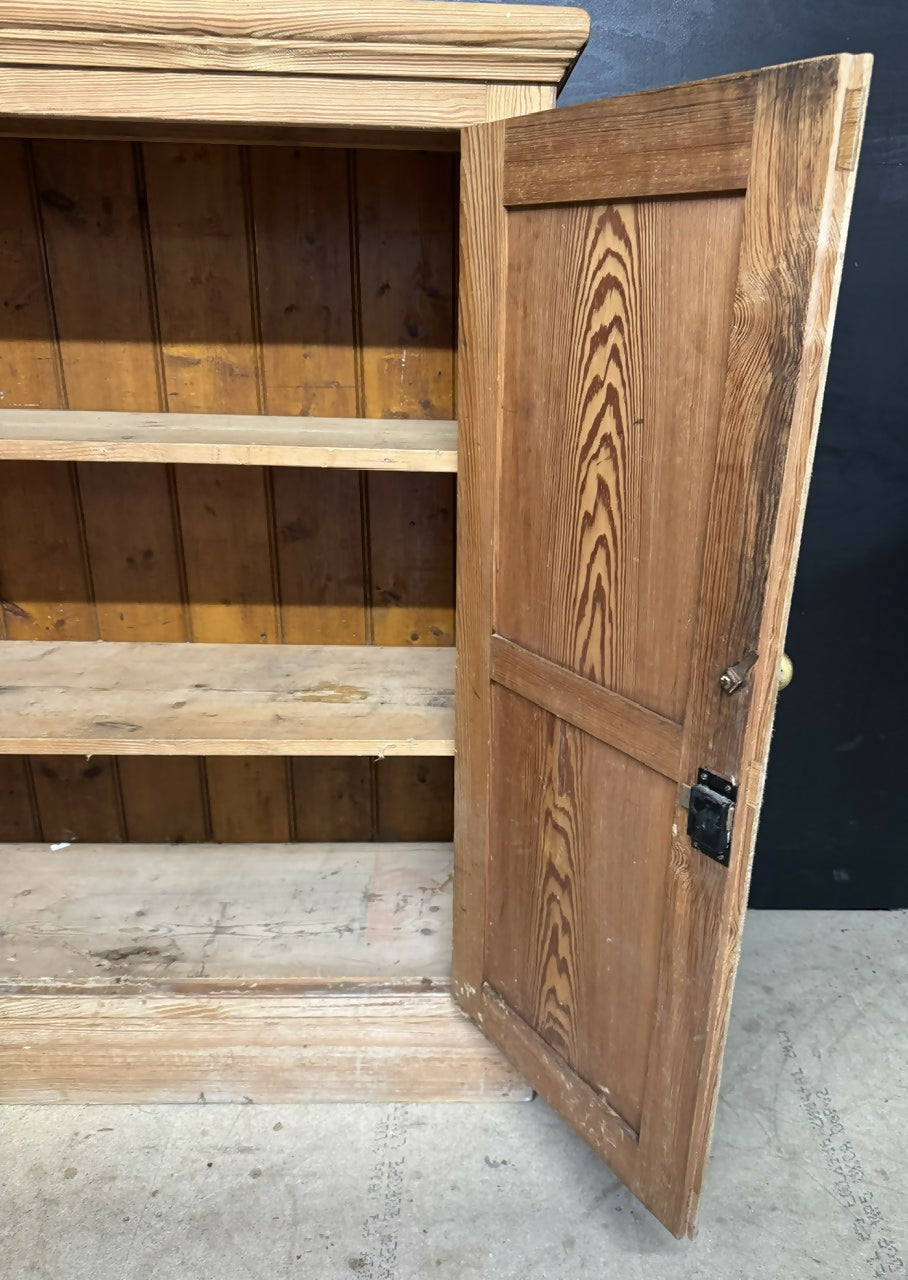 19th Century Pine Larder Cupboard