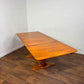 Cherry Wood Refectory Style Extending Table with Concealed Leaves