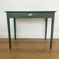 Green console , sideboard , desk