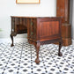 Rare Dutch Colonial Desk Dressing Table South African Stink Wood