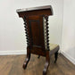 Early Victorian Walnut Upholstered Prayer Chair
