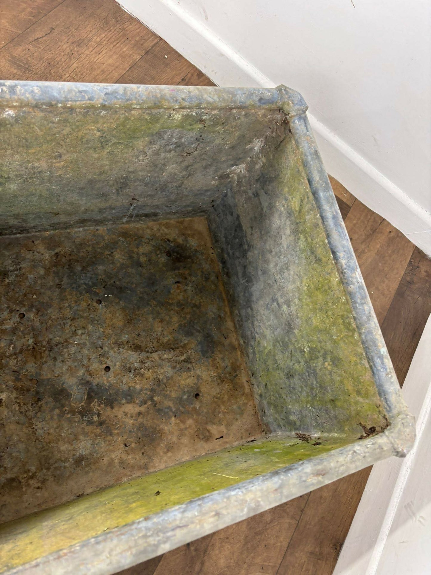 Vintage Galvanised Planter