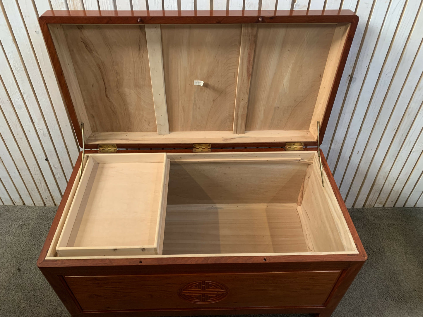 Chinese rosewood Blanket Box H57 W101 D54