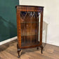 Vintage Mahogany Bow Front Display Cabinet