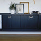 Black, gold & marble G plan retro sideboard