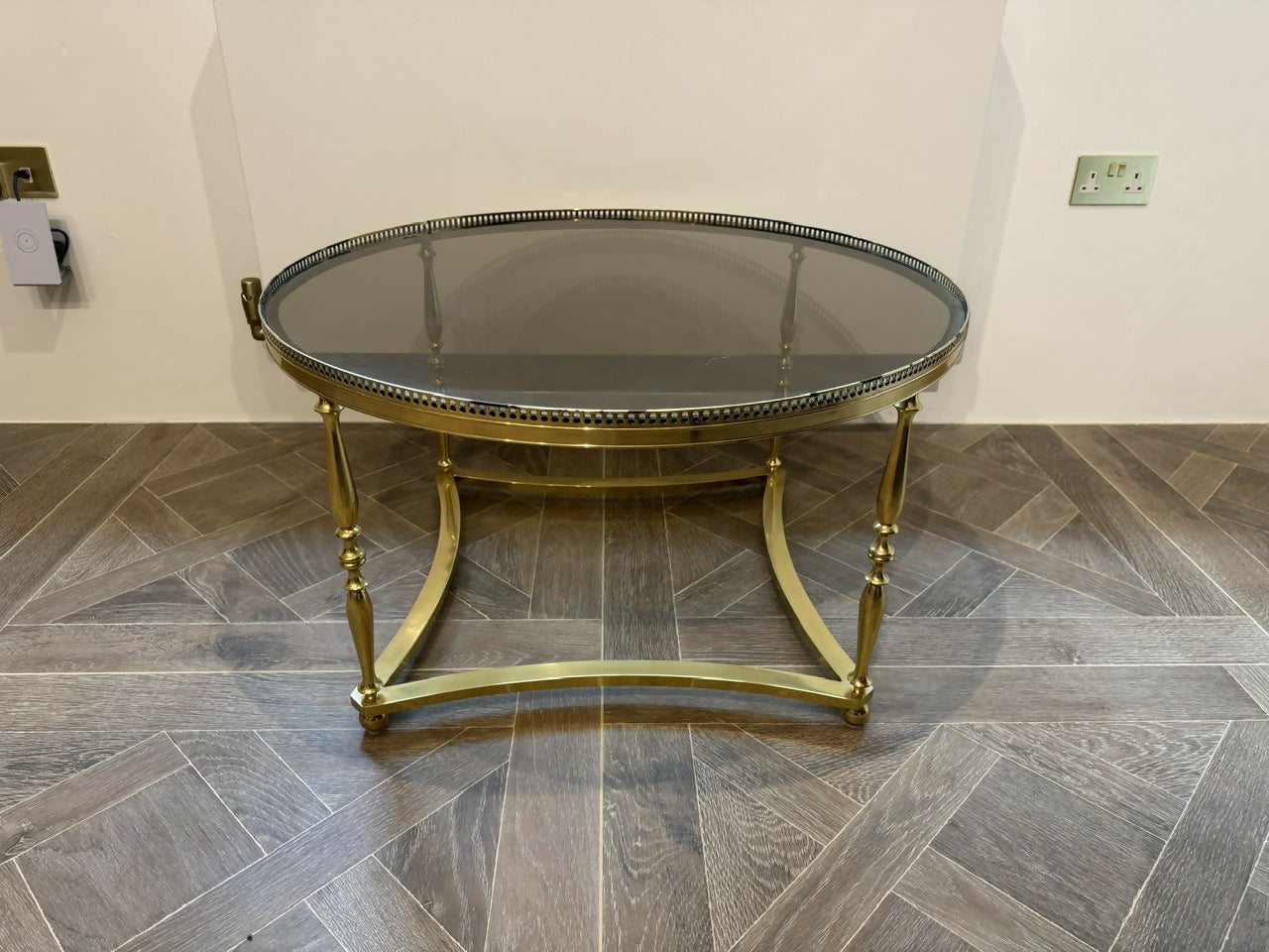 Parisian High Quality French Brass Coffee Table