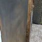 Hand-Painted Vintage Cupboard in Annie Sloan Black and Hornfleur | Decoupage Detail and Brass Hardware