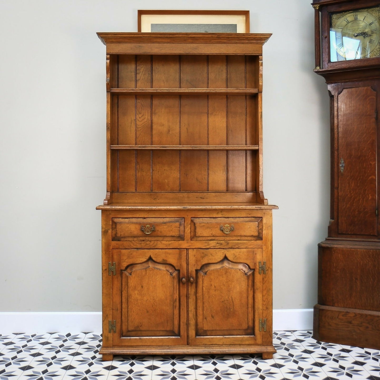 Vintage Oak Welsh Dresser in a Titchmarsh and Goodwin Style.