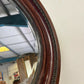 Vintage Mahogany Oval Wall Mirror