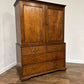 George III Oak Linen Press (c. Late 18th Century)