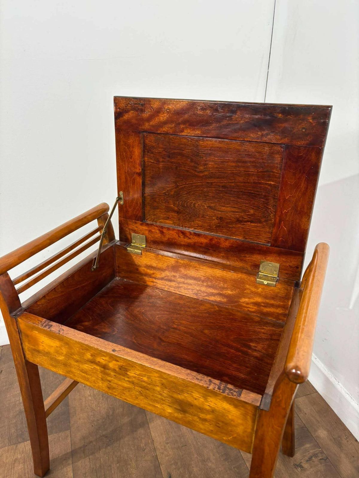 Edwardian Mahogany Piano Stool