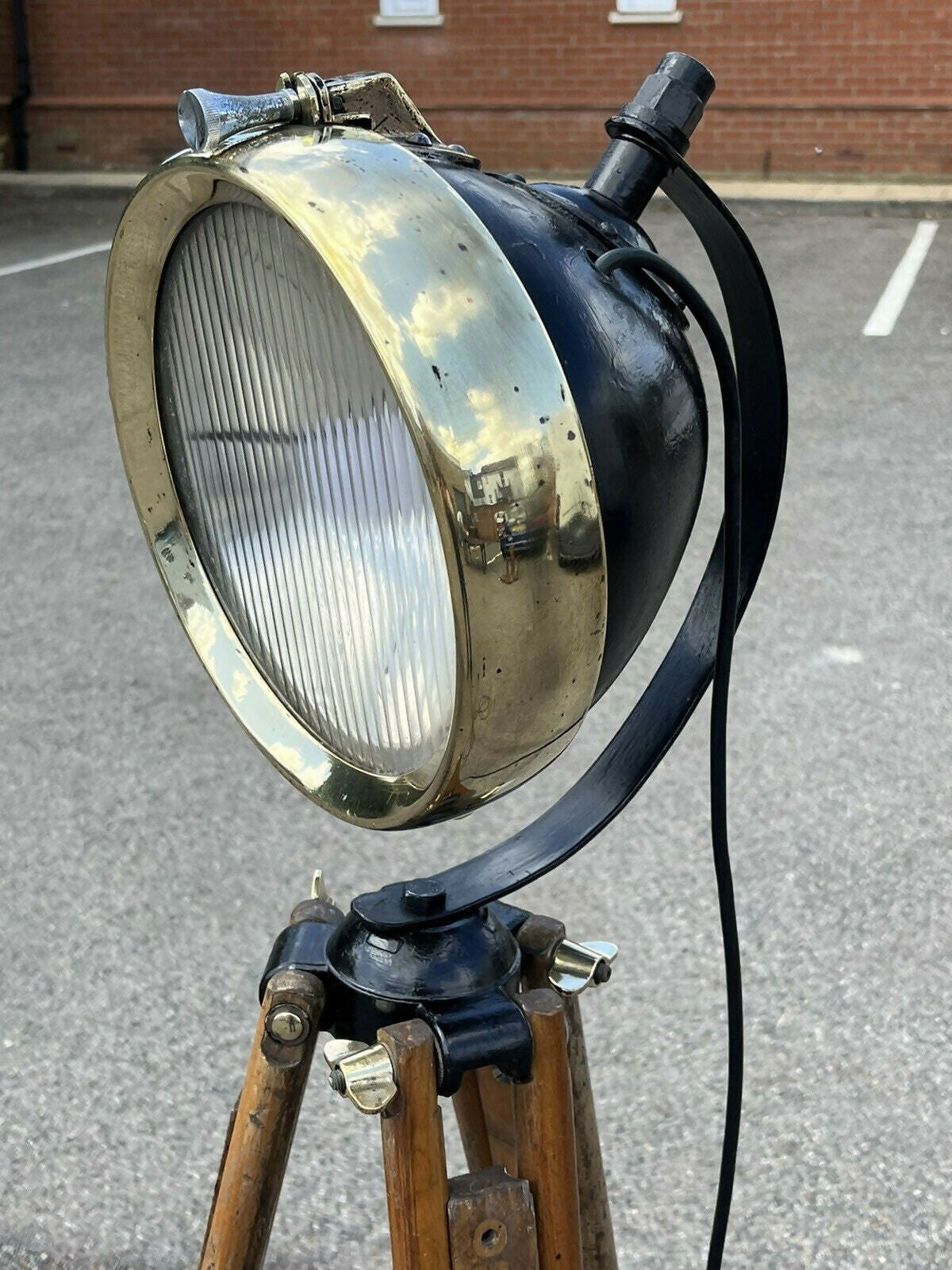 Industrial 1920’s Tripod Lamp, 1920s