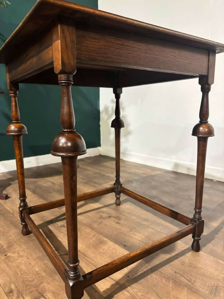 Early 20th Century  Oak Window Table3
