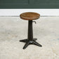 Antique Singer Sewing Machinists Stools - Cast Iron - Adjustable Height -SKU 165