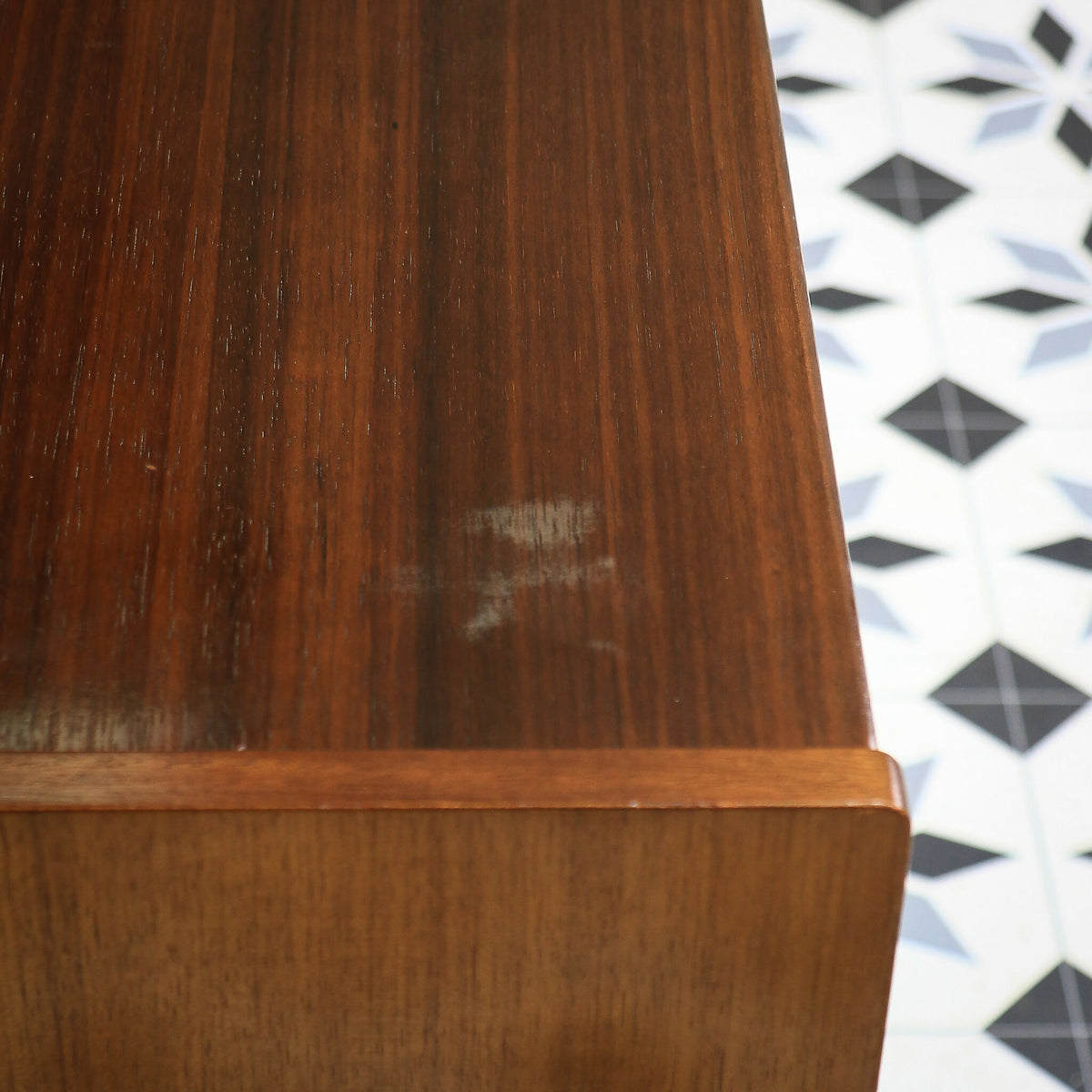 G Plan Bedside Cabinet Librenza Tola and Black Mid Century