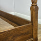 Bed Vintage French Style Oak King Size Bed Frame Carved Headboard LOT 6377