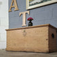 Old Pine Trunk Blanket Box Coffee Table
