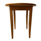 Mid-century style wooden side table, compact 63cm, small occasional table