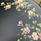 Painted Black Table with Pink Roses